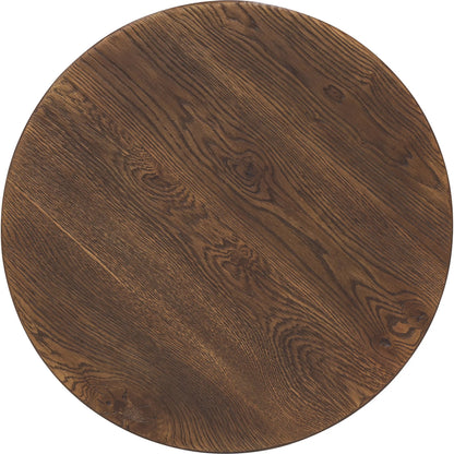Driftwood Round End Table by Hooker Furniture. Made from unique in a transitional style.