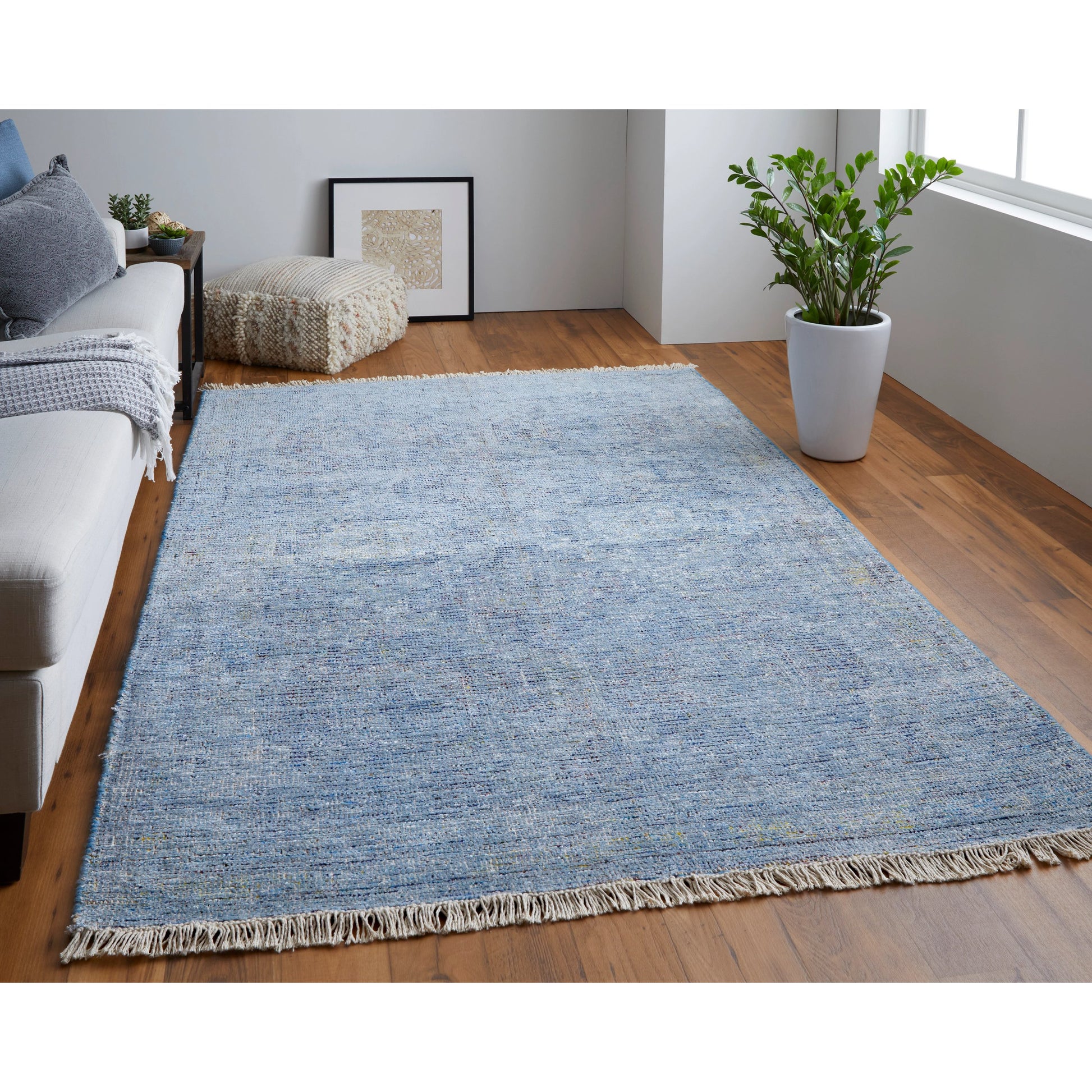 Caldwell Transitional Rug - 8804F by Feizy in blue, ivory. Made from wool, viscose in a unique style.