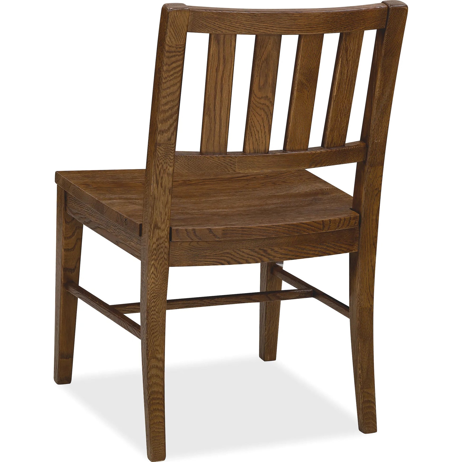 Driftwood Splatback Side Chair by Hooker Furniture. Made from oak solids, fabric, 70% polyester, 20% viscose, 10% linen in a transitional style.