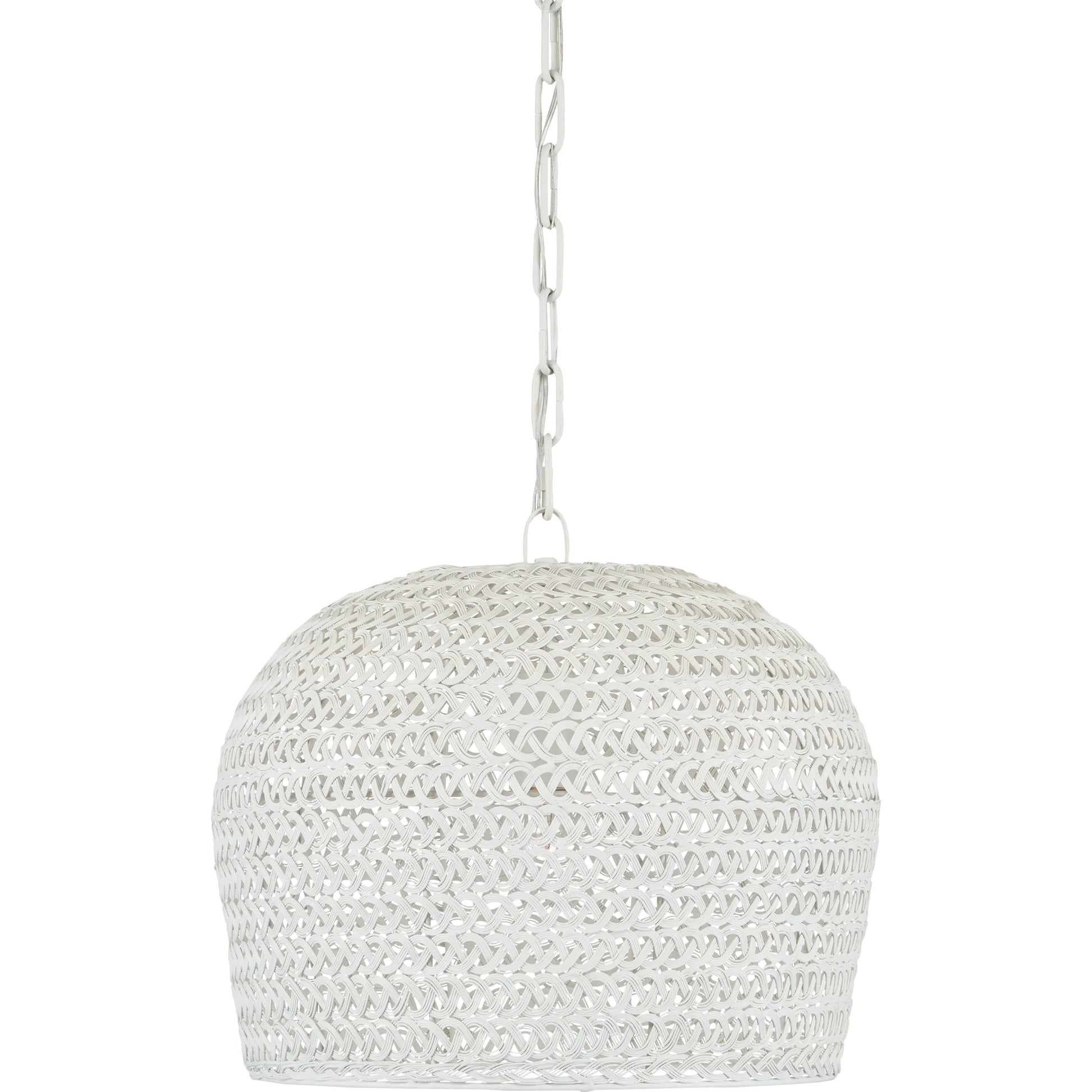 Piero Chandelier by Currey and Company in white. Made from unique in a coastal style.