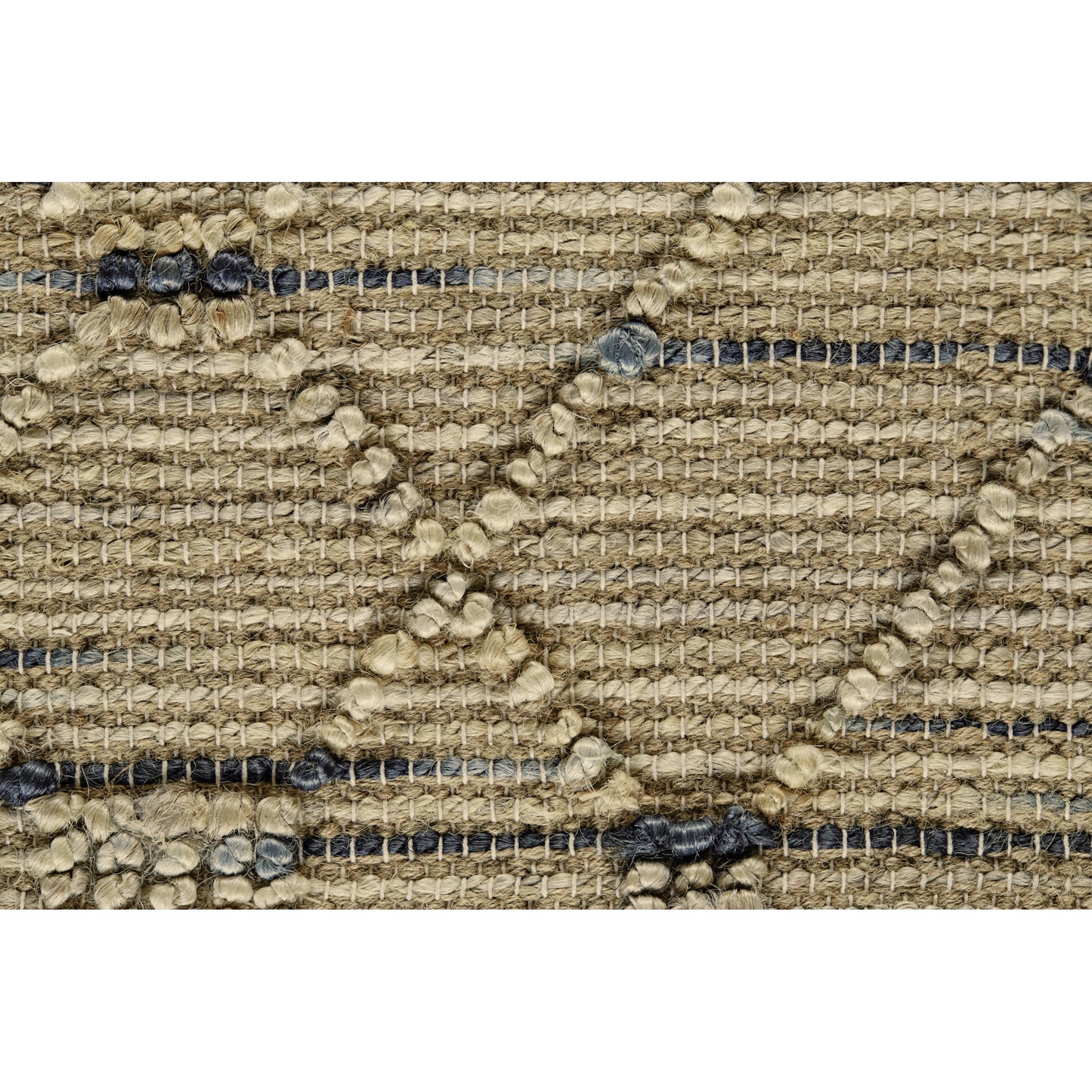 003 SI-2129964,SI-2129965 | Closeup | Orchid Bay Transitional Argyle Rug - 8708F by Feizy in tan, blue. Made from jute in a unique style.