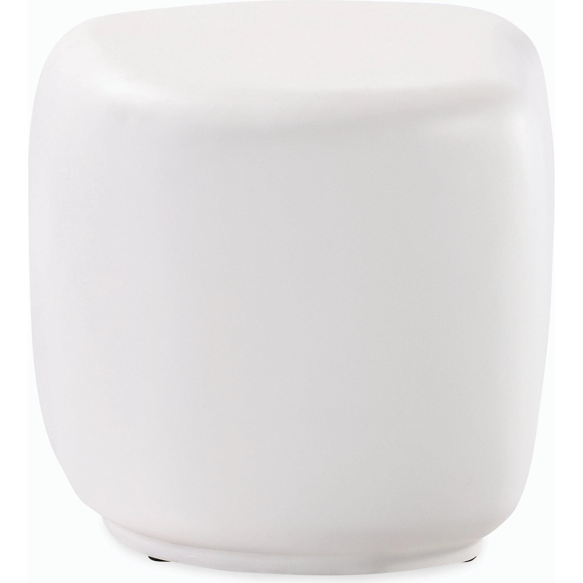 Pebble Outdoor End Table by Sunset West. Made from gfr concrete in a modern style.
