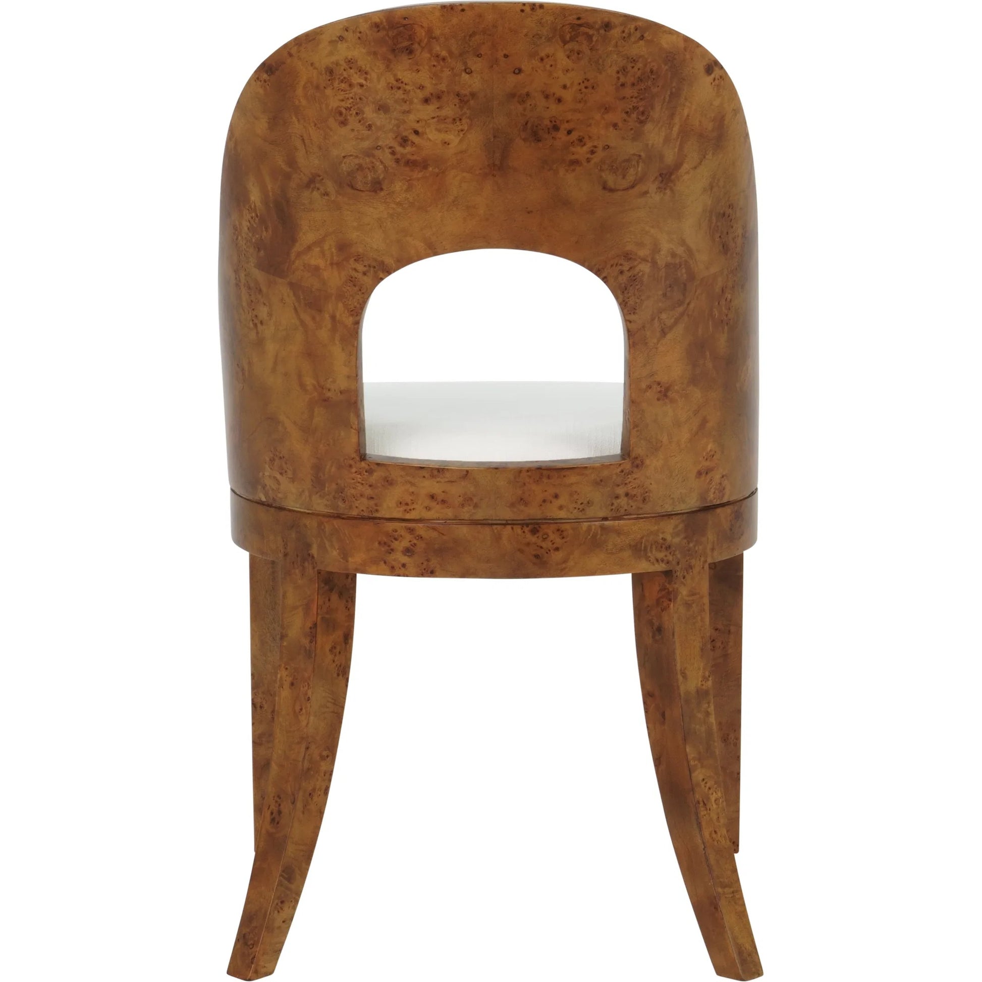 Rafferty Curved Back Wooden Dining Chair by Worlds Away. Made from solid wood in a modern style.
