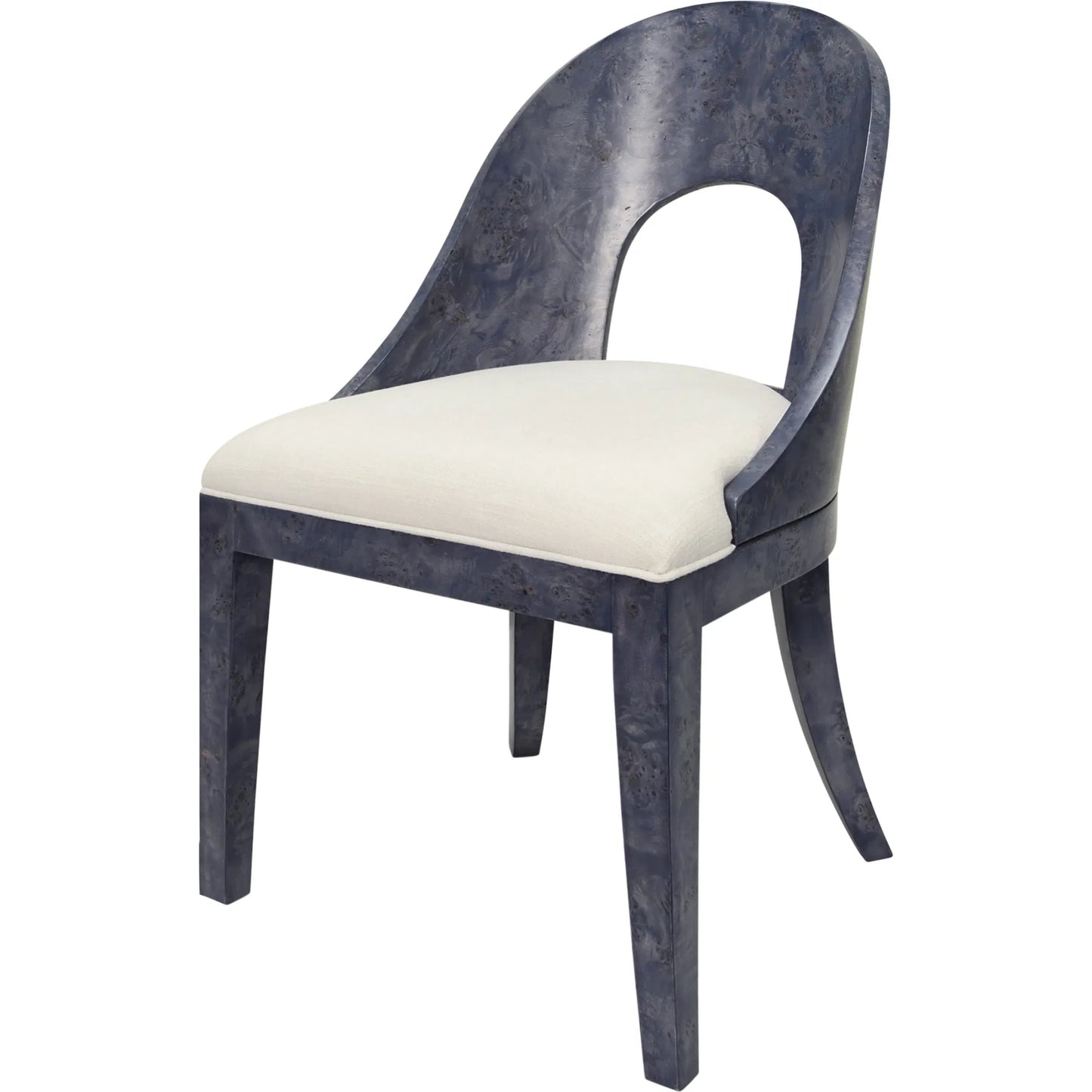 008 SI-2441160 | Additional Silo | Rafferty Curved Back Wooden Dining Chair by Worlds Away. Made from solid wood in a modern style.