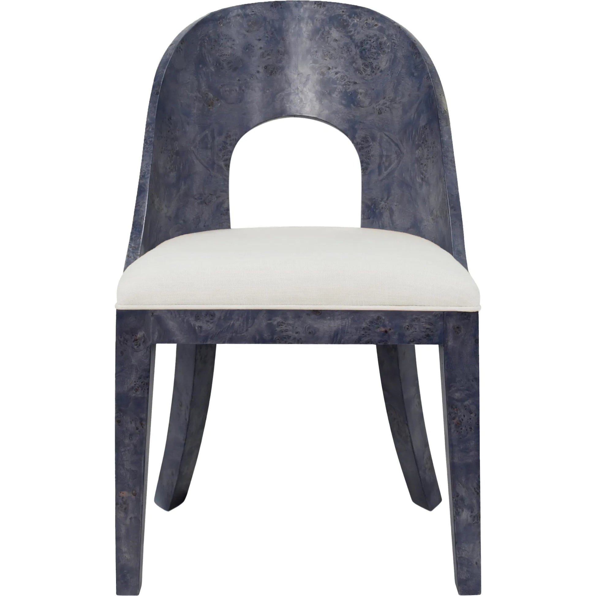 Rafferty Curved Back Wooden Dining Chair by Worlds Away. Made from solid wood in a modern style.