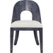 Rafferty Curved Back Wooden Dining Chair by Worlds Away. Made from solid wood in a modern style.