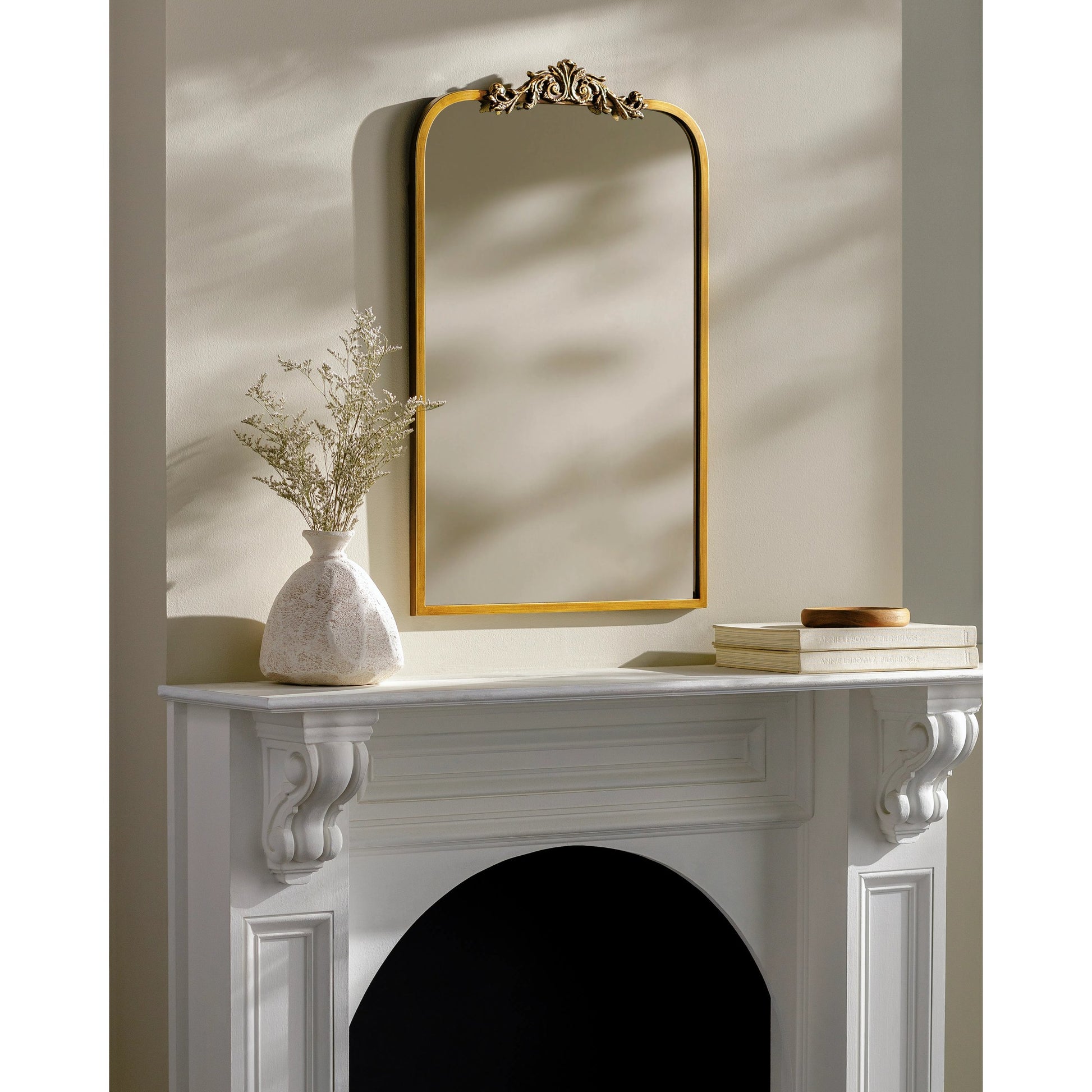 Aarlen Accent Mirror - 529925 by Surya. Made from iron in a modern style.