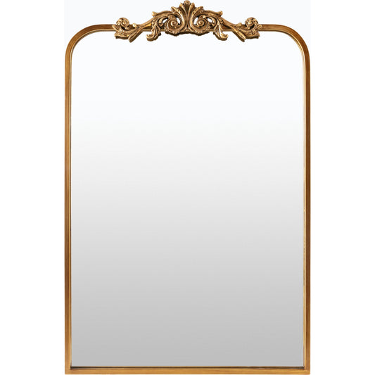 Aarlen Accent Mirror - 529925 by Surya. Made from iron in a modern style.