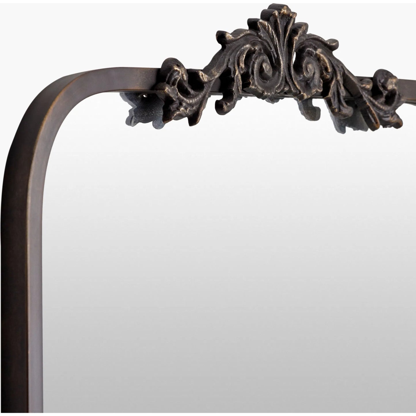 005 SI-2164656,SI-2164657 | Closeup | Aarlen Accent Mirror - 529925 by Surya. Made from iron in a modern style.