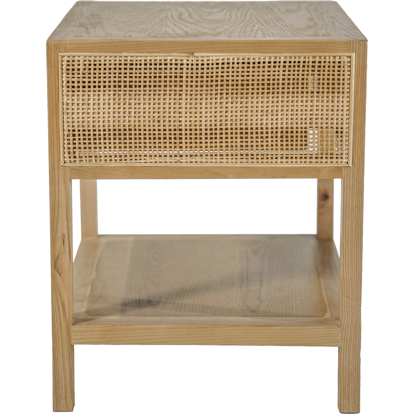 003 SI-2004399 | Additional Silo | Rattan Side Table by LH Imports in natural and natural, brass. Made from oak, oak veneer, wicker, metal in a cottage & farmhouse style.