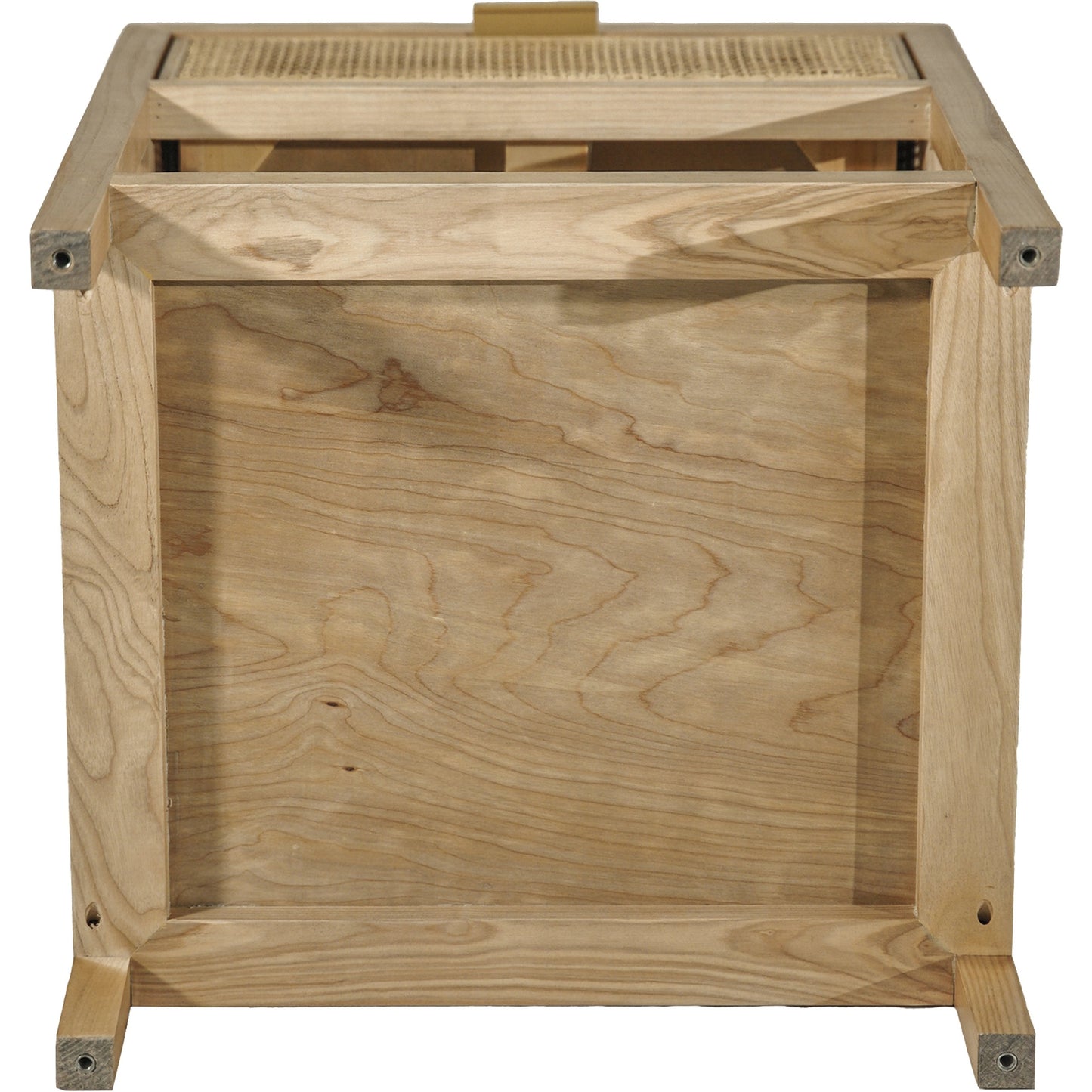 005 SI-2004399 | Additional Silo | Rattan Side Table by LH Imports in natural and natural, brass. Made from oak, oak veneer, wicker, metal in a cottage & farmhouse style.