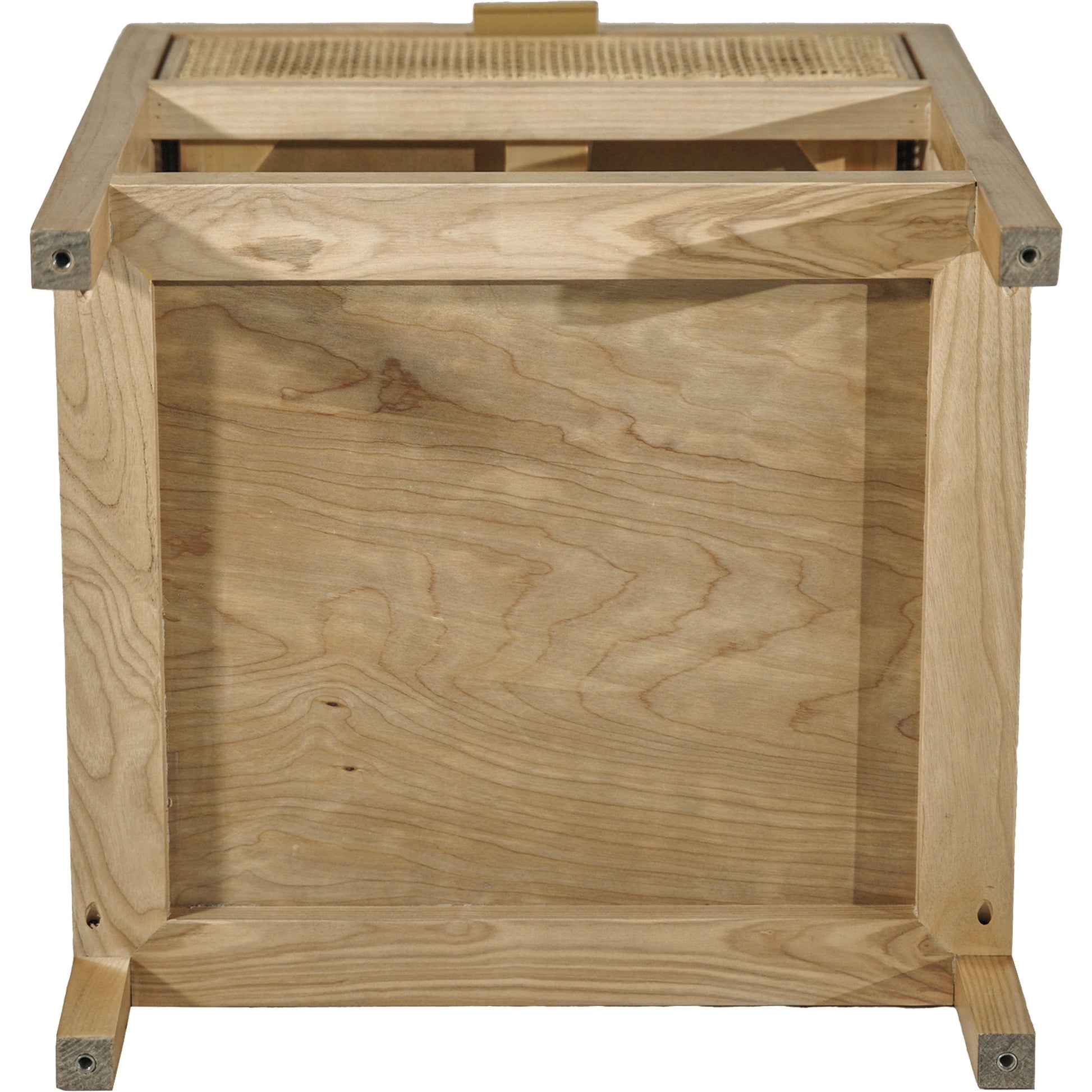 Rattan Side Table by LH Imports in natural and natural, brass. Made from oak, oak veneer, wicker, metal in a cottage & farmhouse style.