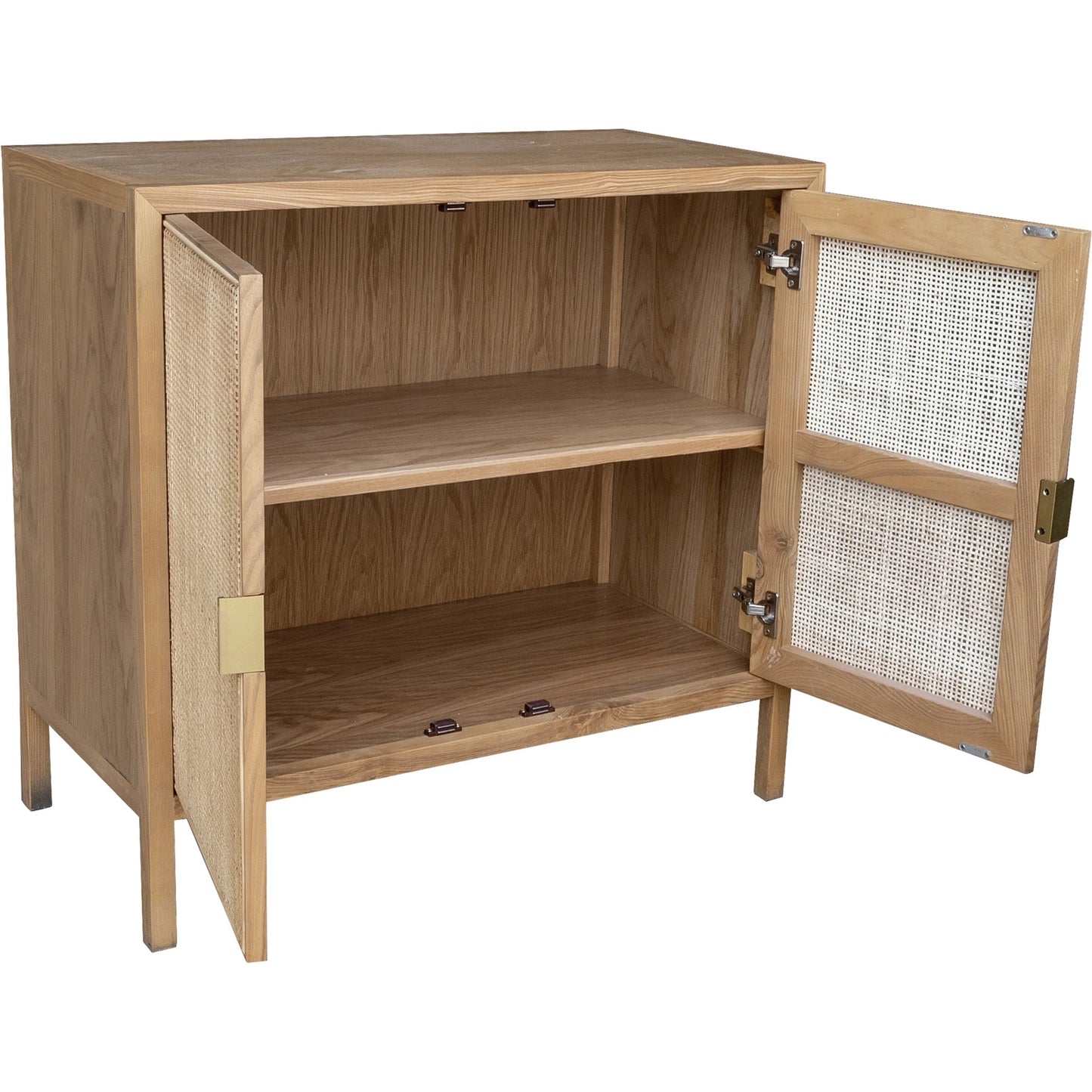 009 SI-2004400 | Additional Silo | Rattan Sideboard by LH Imports in natural and natural, brass. Made from oak, oak veneer, wicker, metal in a cottage & farmhouse style.