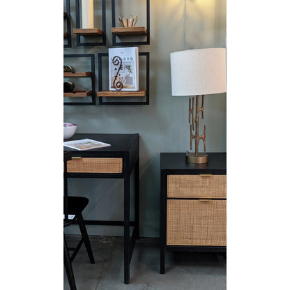 Rattan Filing Cabinet by LH Imports. Made from unique in a cottage & farmhouse style.