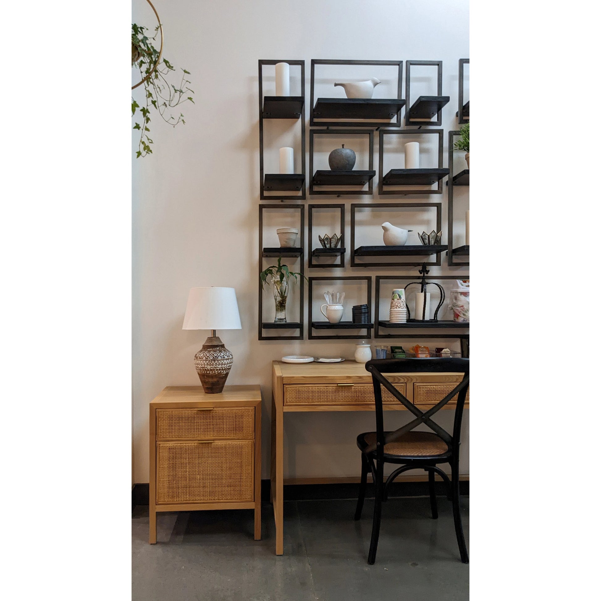 Rattan Filing Cabinet by LH Imports. Made from unique in a cottage & farmhouse style.