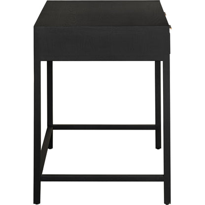 Rattan Desk by LH Imports. Made from oak, oak veneer, wicker, metal in a modern style.