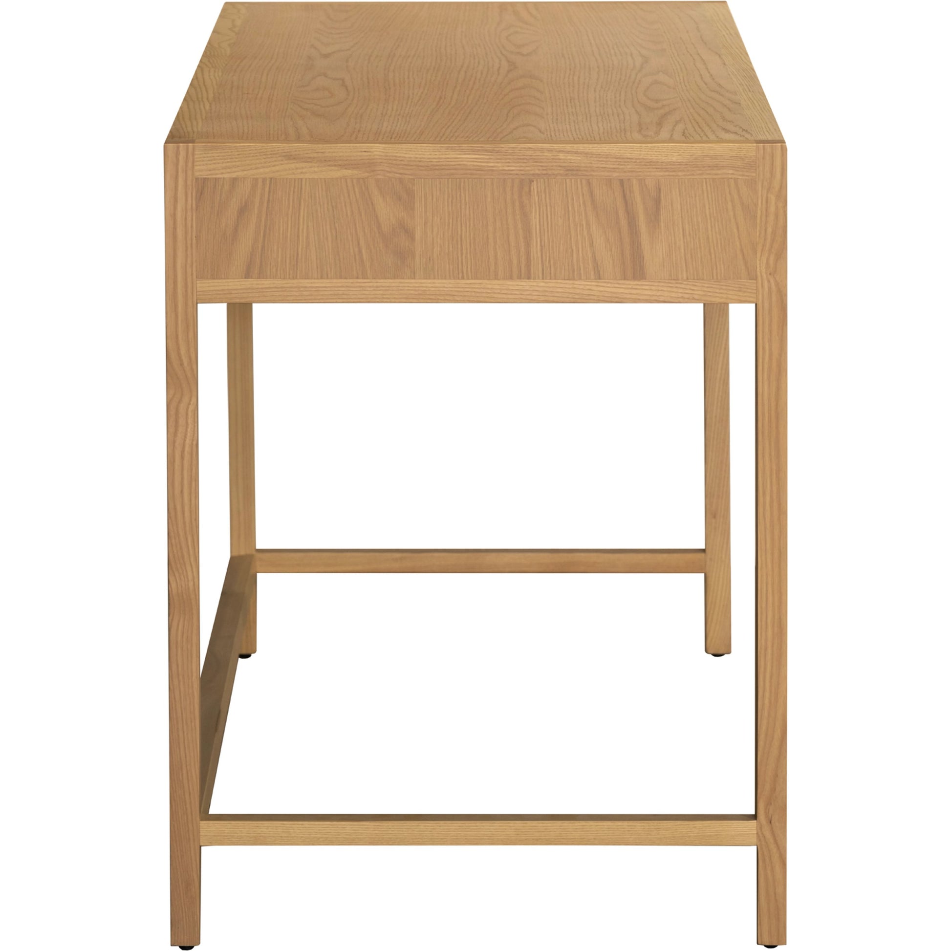 Rattan Desk by LH Imports. Made from oak, oak veneer, wicker, metal in a modern style.