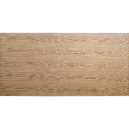 Rattan Dining Table by LH Imports. Made from oak, oak veneer, wicker in a modern style.