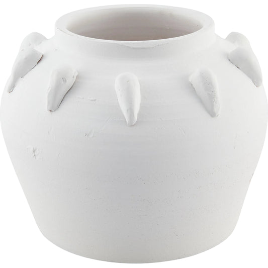 Moravka Vase by Livabliss in white and charcoal glazed ceramic. Made from ceramic in a unique style.