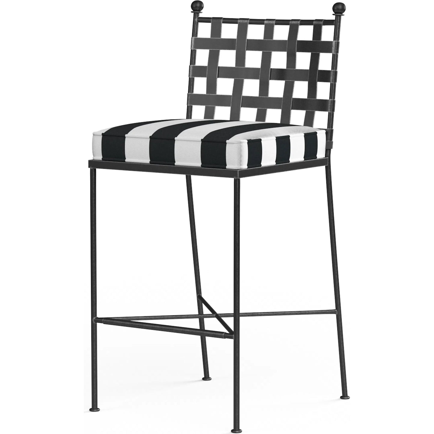 014 SI-2513723 | Primary Silo | Provence Outdoor Barstool by Sunset West. Made from wrought iron in a modern style.