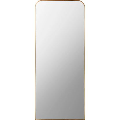 Aranya Floor Mirror - 32130 by Livabliss. Made from aluminum in a transitional style.