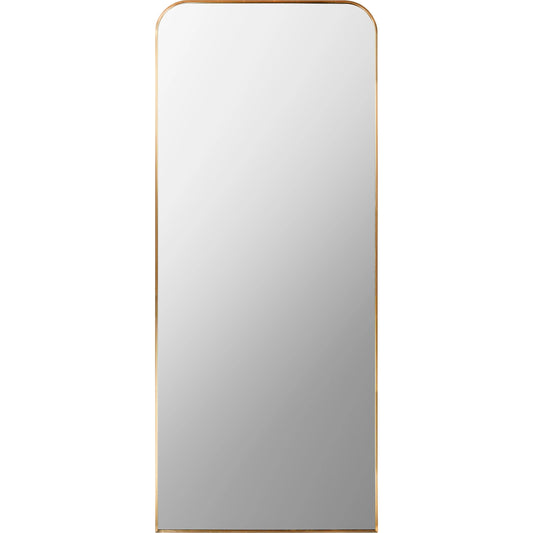 Aranya Floor Mirror - 32130 by Livabliss. Made from aluminum in a transitional style.
