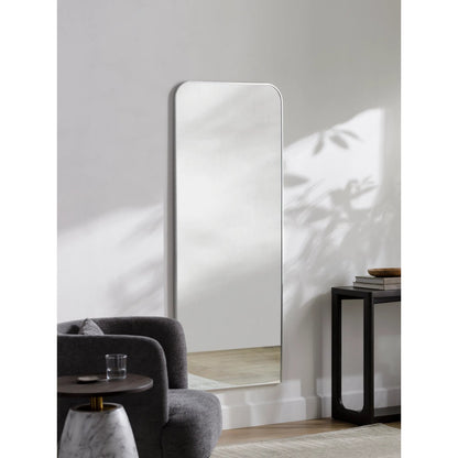 Aranya Floor Mirror - 32130 by Livabliss. Made from aluminum in a transitional style.