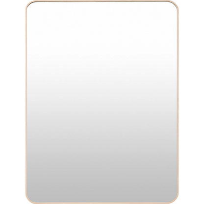 Aranya 22383 Accent Mirror by Livabliss in natural. Made from aluminum in a transitional style.