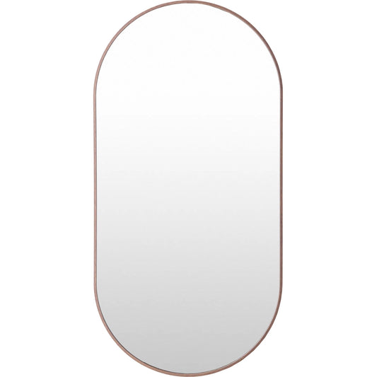 Ray Oval Mirror by Livabliss in natural. Made from aluminum in a unique style.