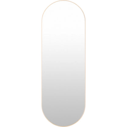 Aranya Vertical Accent Mirror by Livabliss in natural. Made from aluminum in a transitional style.