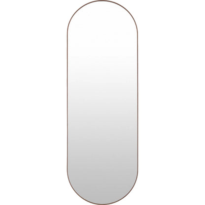 Aranya Vertical Accent Mirror by Livabliss in natural. Made from aluminum in a transitional style.