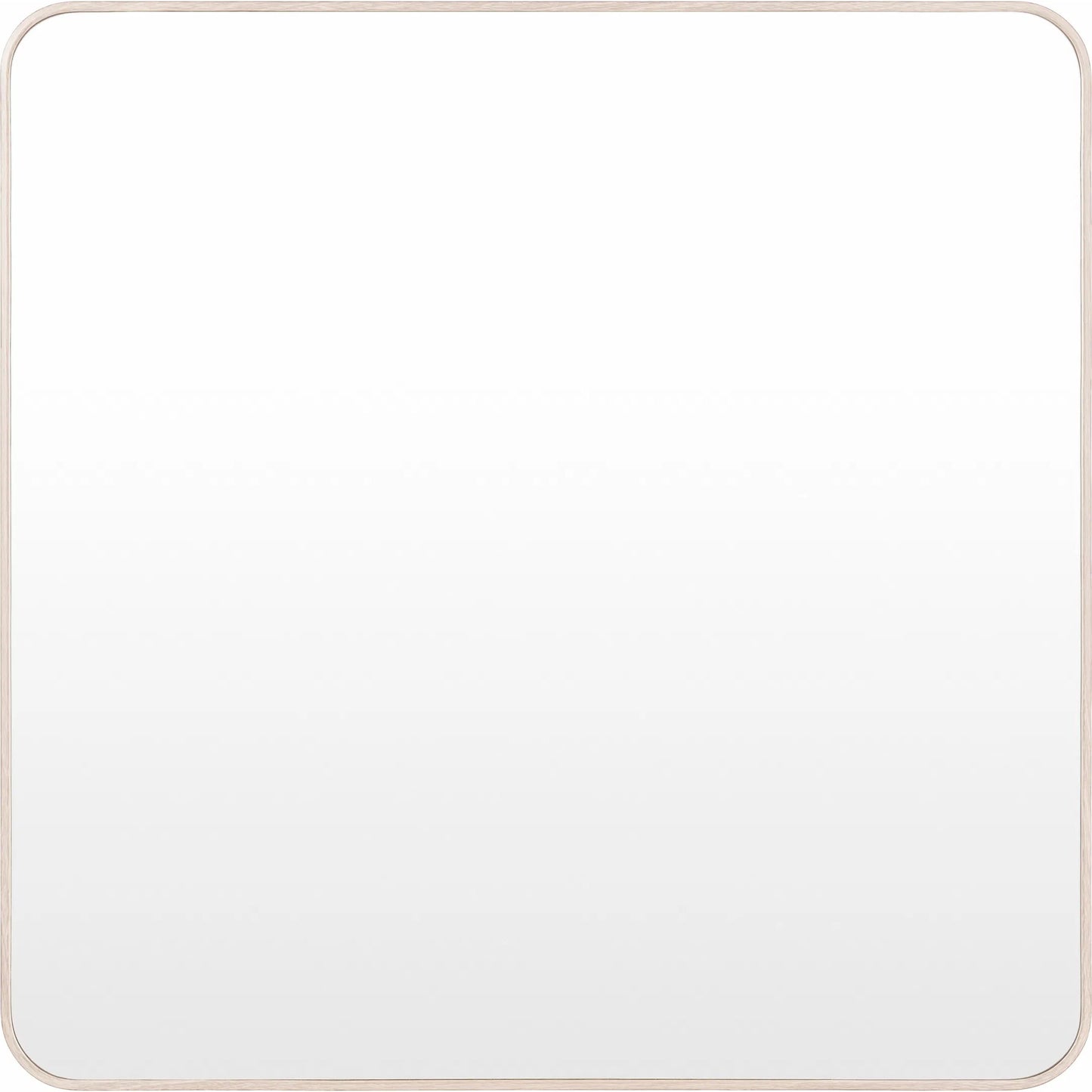 001 SI-2245493 | Primary Silo | Aranya Minimalist Modern Mirror by Livabliss in natural. Made from aluminum in a modern style.