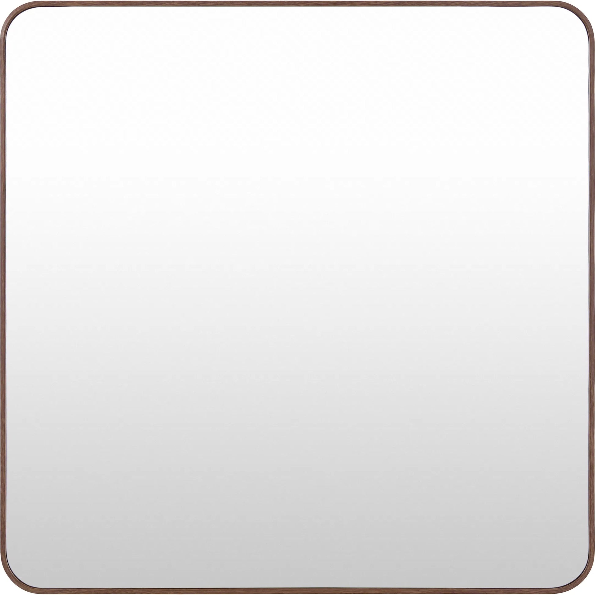 Aranya Minimalist Modern Mirror by Livabliss in natural. Made from aluminum in a modern style.