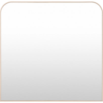 Aranya Wall Mirror 37207 by Livabliss in natural. Made from aluminum in a transitional style.