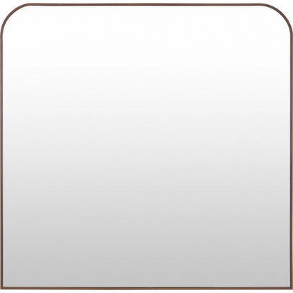 Aranya Wall Mirror 37207 by Livabliss in natural. Made from aluminum in a transitional style.