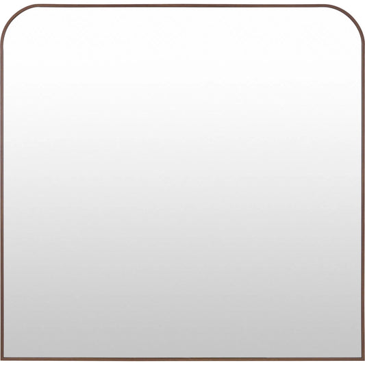 Aranya Wall Mirror 37207 by Livabliss in natural. Made from aluminum in a unique style.