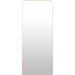 Aranya Full Length Mirror Wall Decor by Livabliss in natural. Made from aluminum in a unique style.