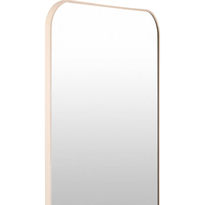 Aranya Full Length Mirror Wall Decor by Livabliss in natural. Made from aluminum in a unique style.