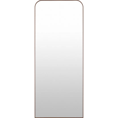 Aranya Full Length Mirror Wall Decor by Livabliss in natural. Made from aluminum in a unique style.