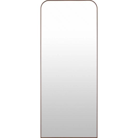 Aranya Full Length Mirror Wall Decor by Livabliss in natural. Made from aluminum in a unique style.