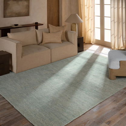 Rebecca RBC13 Indoor/Outdoor Rug by Jaipur Living in green. Made from 100% pet yarn in a unique style.