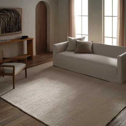 Rebecca RBC15 Indoor/Outdoor Rug by Jaipur Living in white. Made from 100% pet yarn in a unique style.