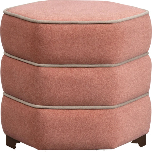 Rabia Ottoman by Surya in stained. Made from rubber wood in a eclectic & global style.