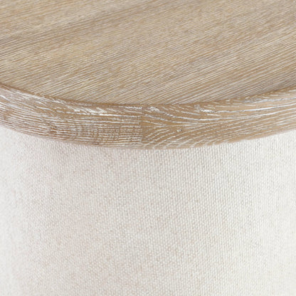 Easley Side Table by Bernhardt in trevin, silt. Made from resin, metal in a transitional style.
