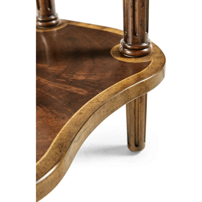 Buckingham Phone Table by Jonathan Charles in brown and medium antique mahogany. Made from mahogany in a traditional style.