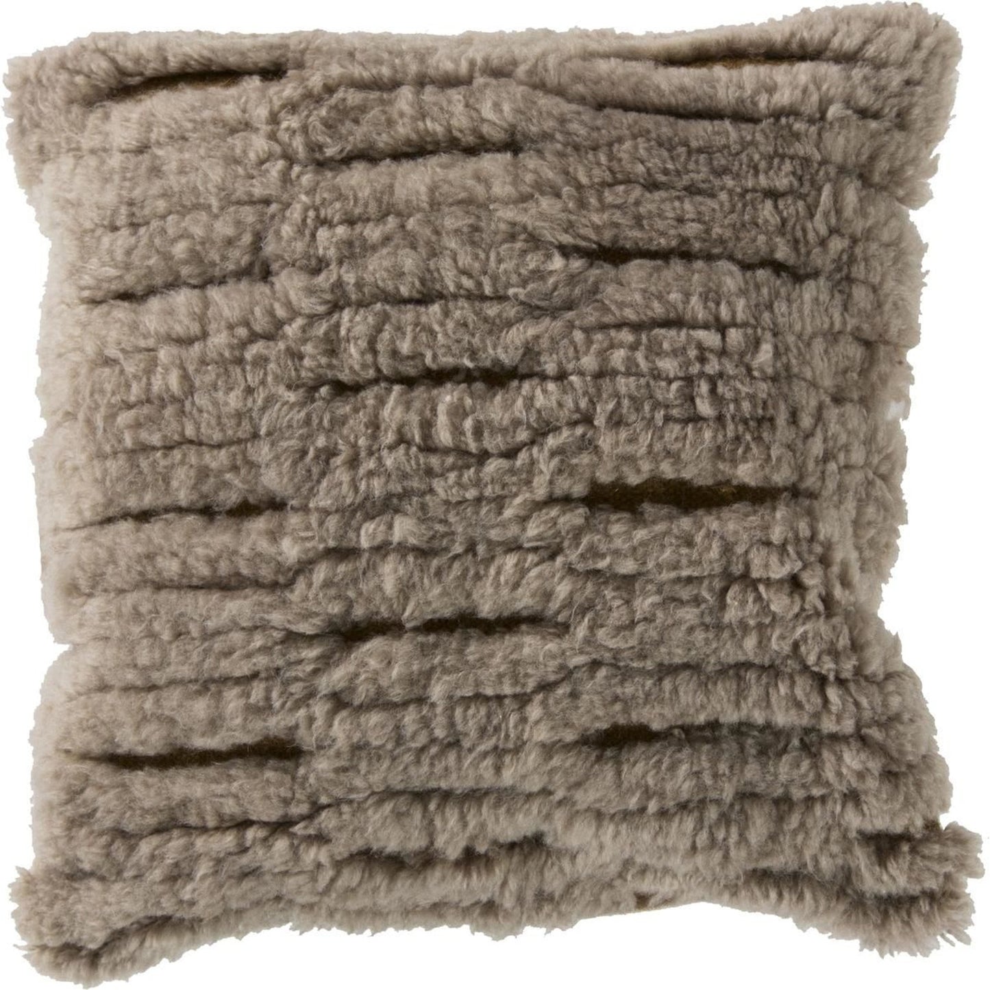 001 O-SURYA-RC004-2222D,O-SURYA-RC004-2222P | Primary Silo | Mammoth Pillow - 13311 by Surya in tan, light beige. Made from 100% wool in a modern style.