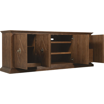 Driftwood Entertainment Credenza by Hooker Furniture. Made from unique in a transitional style.