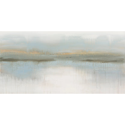 Kendall - 16717 by Surya in pale blue and hand painted. Made from canvas in a modern style.