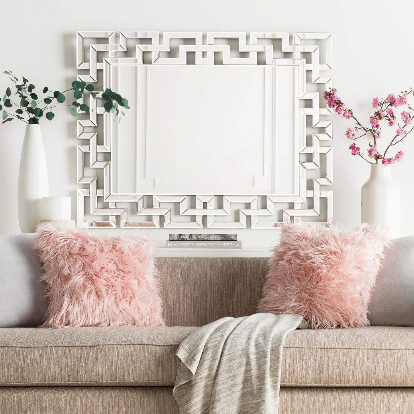 002 O-SURYA-RDC-8100 | Lifestyle | Radcliff - 16718 by Livabliss in mirrored. Made from mdf in a modern style.