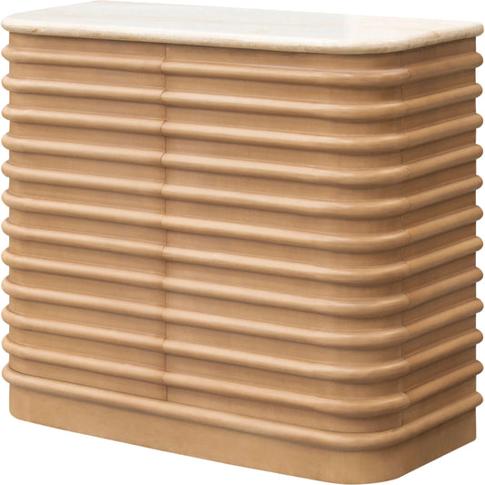 Redondo Cabinet by Surya in beige. Made from marble, mango wood in a transitional style.